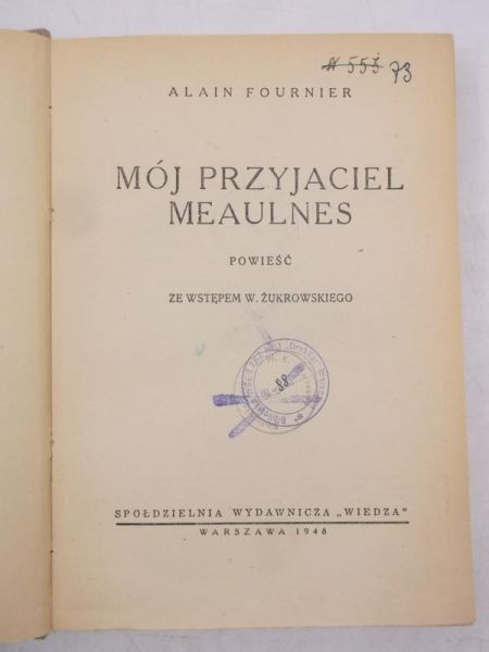 Mój przyjaciel Meaulnes, 1948 r.
