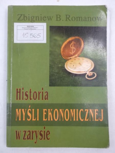 Historia myśli ekonomicznej w zarysie