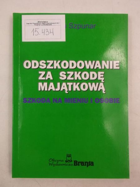 Odszkodowanie za szkodę majątkową