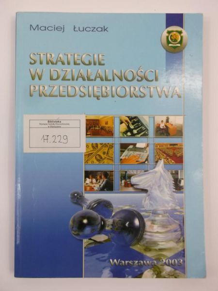 Strategie w działalności przedsiębiorstwa