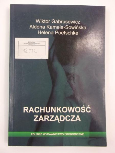 Gabrusewicz Wiktor - Rachunkowość zarządcza