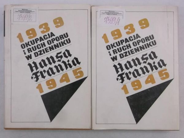 Okupacja i ruch oporu w Dzienniku a a 1939-1945, Tom I-II