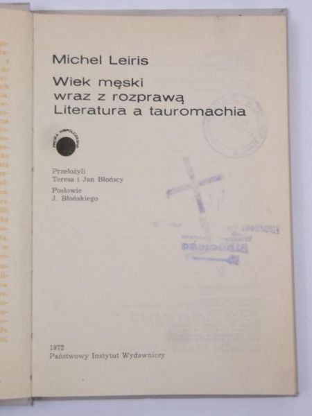 l - Wiek męski wraz z rozprawą