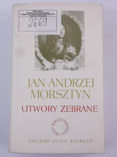 Morsztyn Jan Andrzej - Utwory zebrane