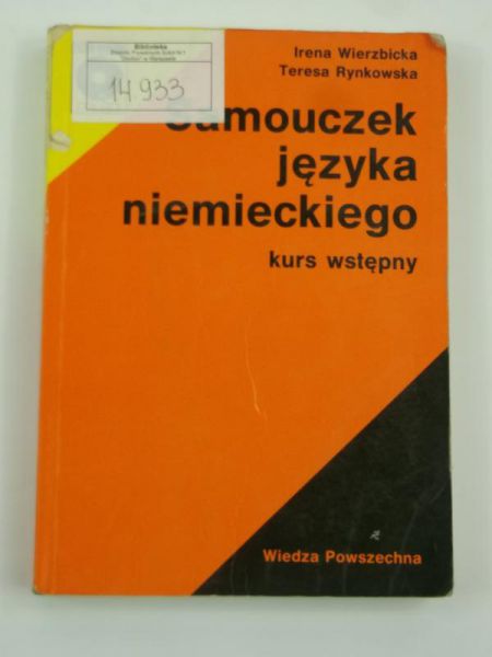 Samouczek języka niemieckiego. Kurs wstępny