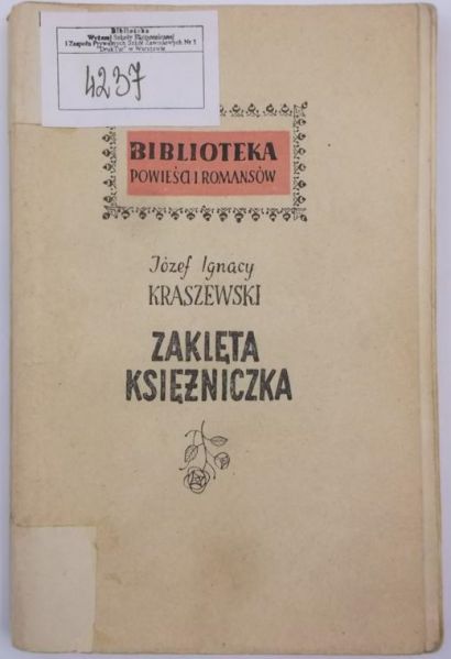 Kraszewski Józef Ignacy - Zaklęta księżniczka