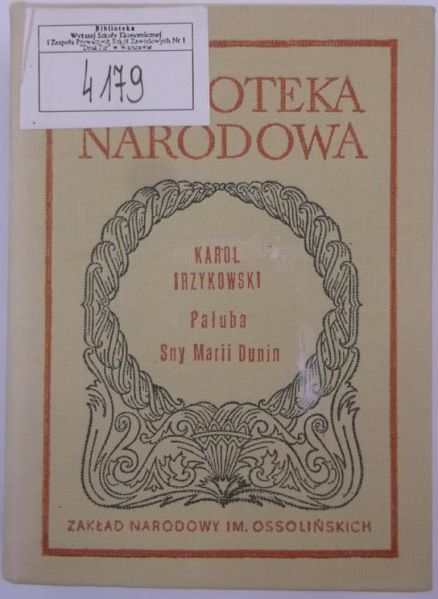 Pałuba. Sny Marii Dunin, BN
