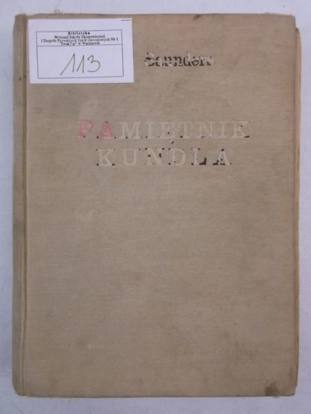 Pamiętnik kundla, 1935 r.