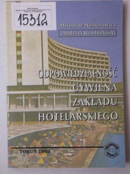 Odpowiedzialność cywilna zakładu hotelarskiego