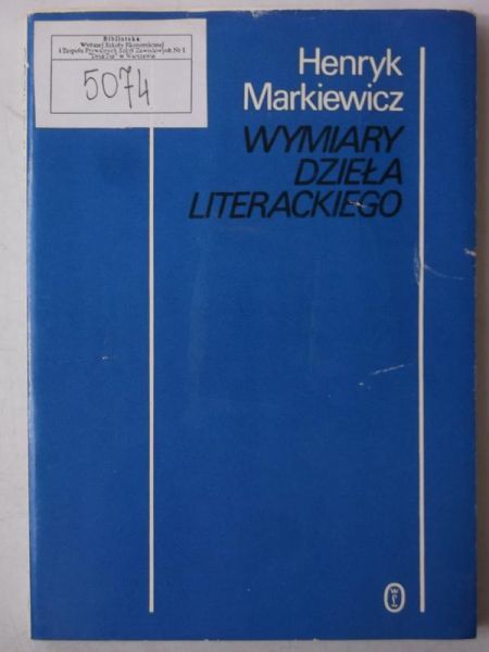 Wymiary dzieła literackiego