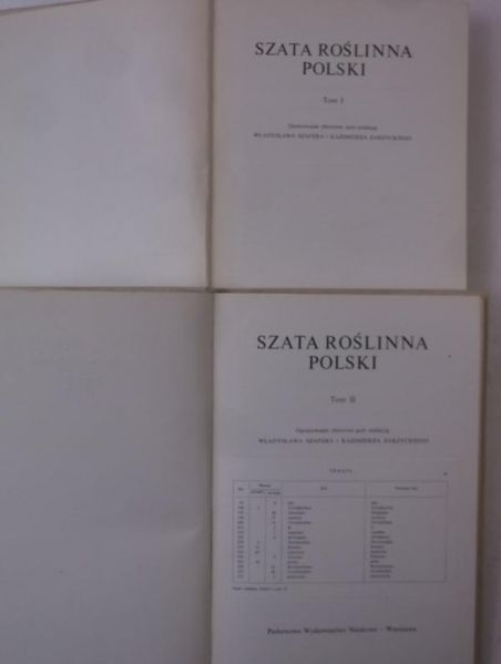 Szata roślinna Polski, Tom I - II