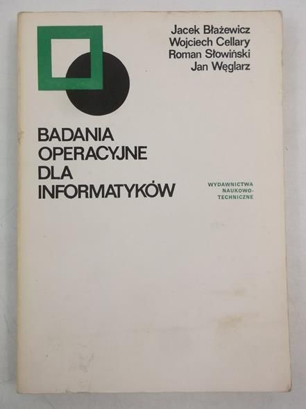 Badania operacyjne dla informatyków