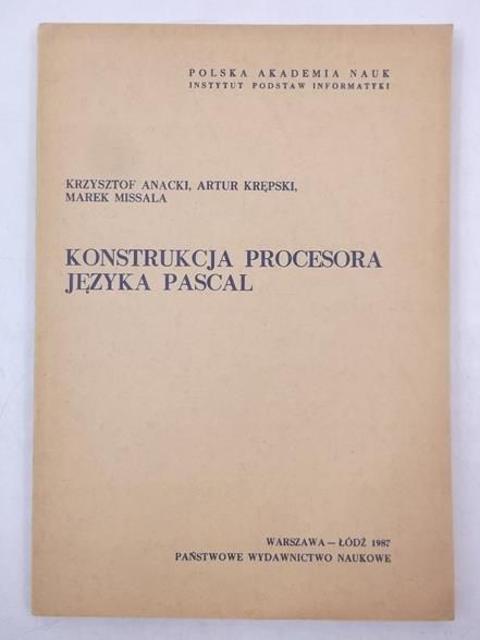 Konstrukcja procesora języka Pascal