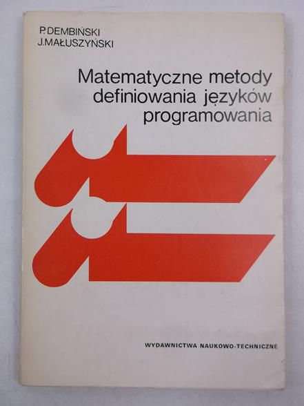 Matematyczne metody definiowania języków programowania