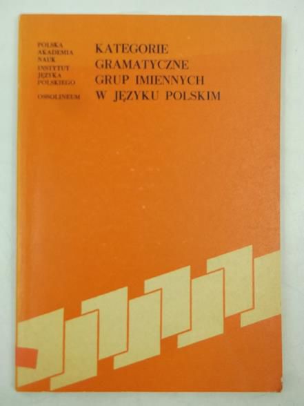 Kategorie gramatyczna grup imiennych w języku polskim