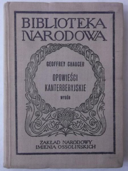Opowieści Kanterberyjskie: wybór, BN