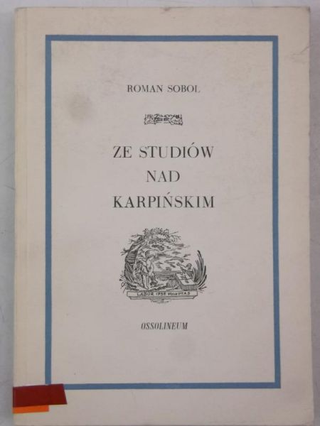 Ze studiów nad Karpińskim