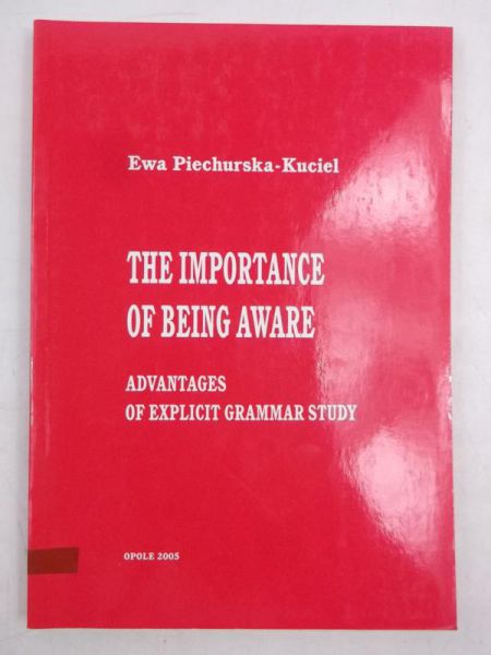 The importance of being aware