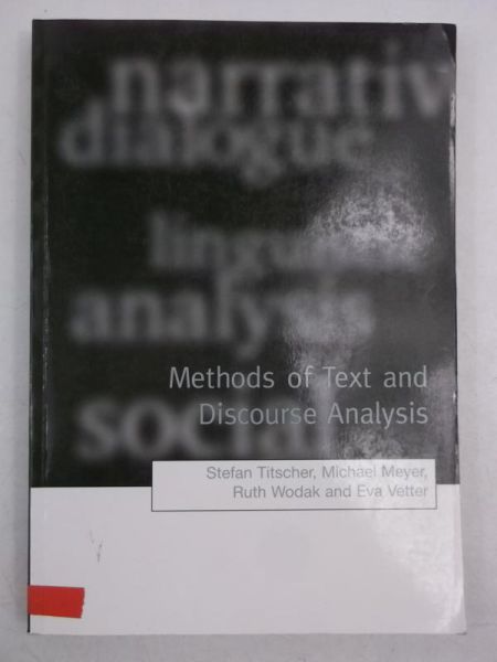Methods of Text and Discourse Analysis