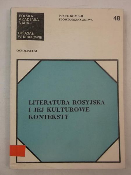 Literatura rosyjska i jej kulturowe konteksty