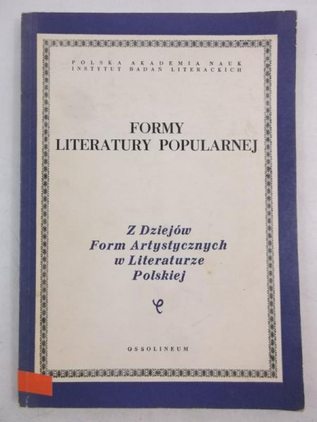 Formy literatury popularnej
