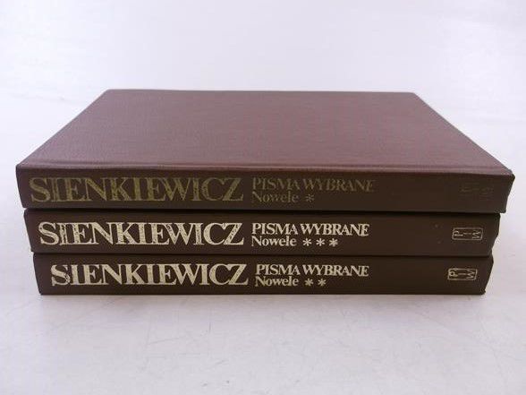 Pisma Wybrane. Nowele, tomy I-III