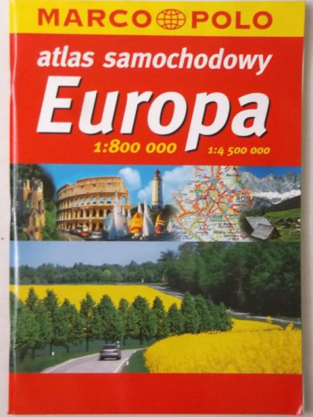 Atlas samochodowy Europa