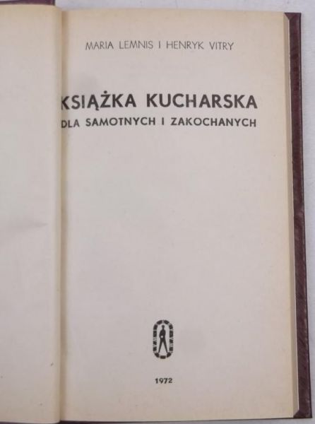 Książka kucharska dla samotnych i zakochanych