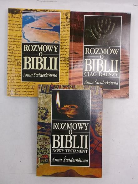 Rozmowy o Biblii, zestaw 3 książek