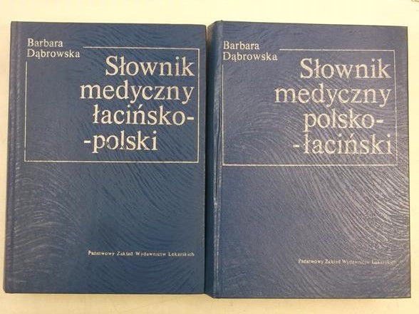 Słownik medyczny polsko-łaciński, 2 tomy