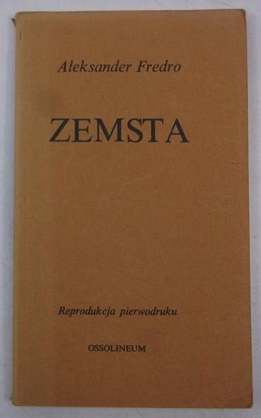 Zemsta, reprint z 1838 r.