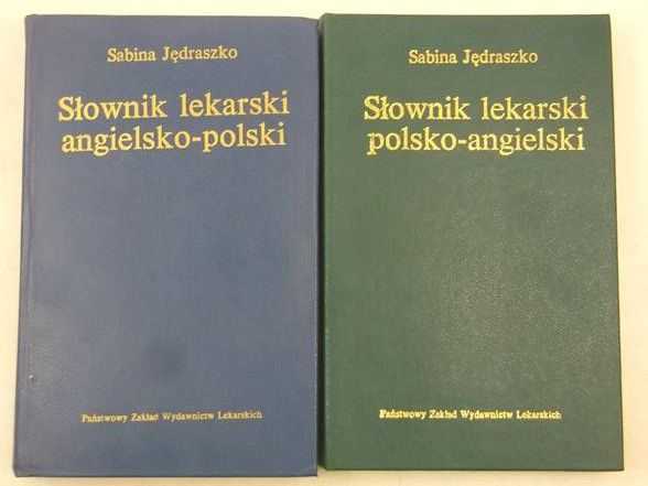 Słownik lekarski angielsko-polski, polsko-angielski