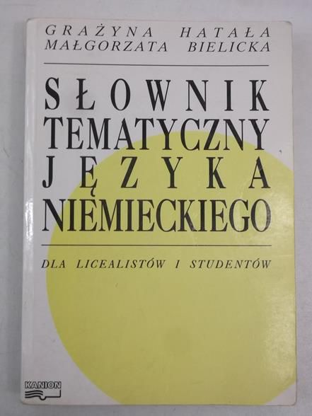 Grażyna - Słownik tematyczny języka niemieckiego