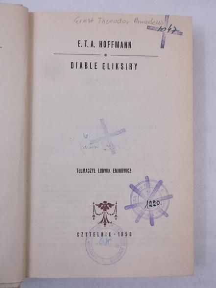 Hoffmann E. T. A. - Diable eliksiry