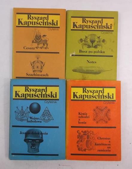 Kapuściński Ryszard - Zestaw 4 książek