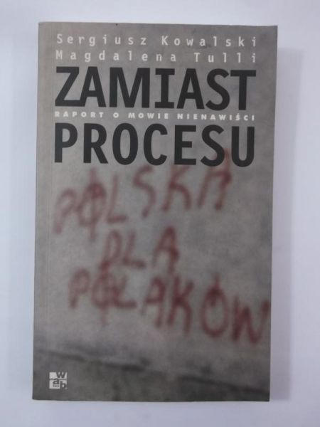Zamiast procesu. Raport o mowie nienawiści