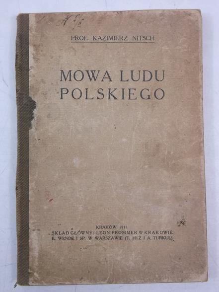 Mowa ludu polskiego, 1911 r.