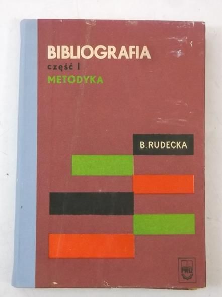 Bibliografia, część I