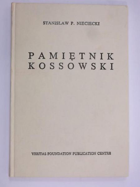 Nieciecki Stanisław P. -  Pamiętnik Kossakowski