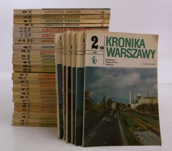 Kronika Warszawska, 36 książek