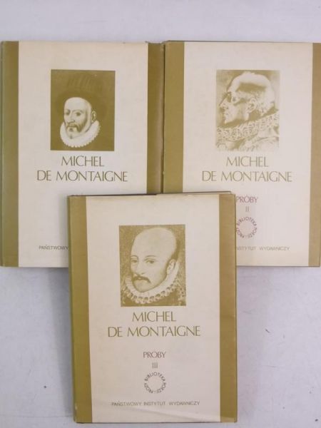 Montaigne Michel,  - Próby, Tom I - III
