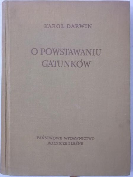 Darwin Karol - O powstawaniu gatunków