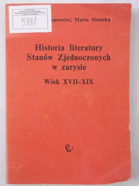 Historia literatury Stanów Zjednoczonych w zarysie