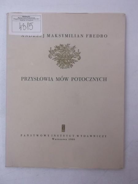Przysłowia mów potocznych