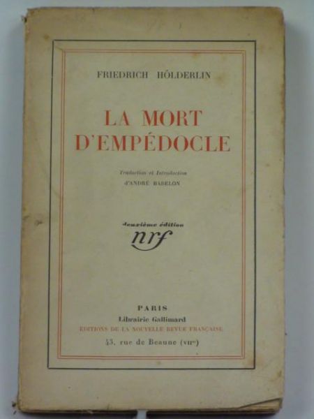 La Mort d'Empédocle