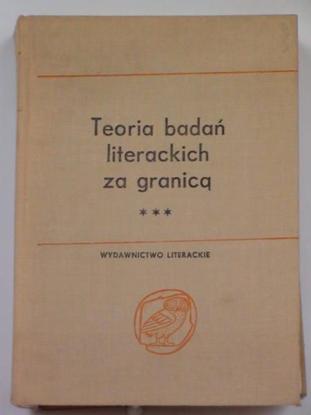Teoria badań literackich za granicą
