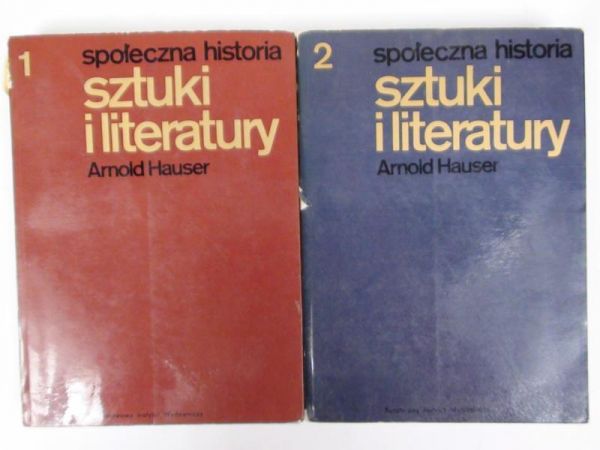 Społeczna historia sztuki i literatury tom I- II