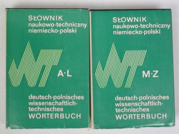 Słownik naukowo-techniczny niemiecko-polski,t.I-II