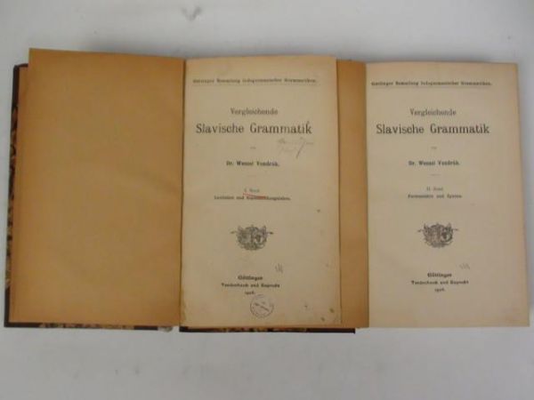 Vergleichende Slavische Grammatik Band I-II 1906r.
