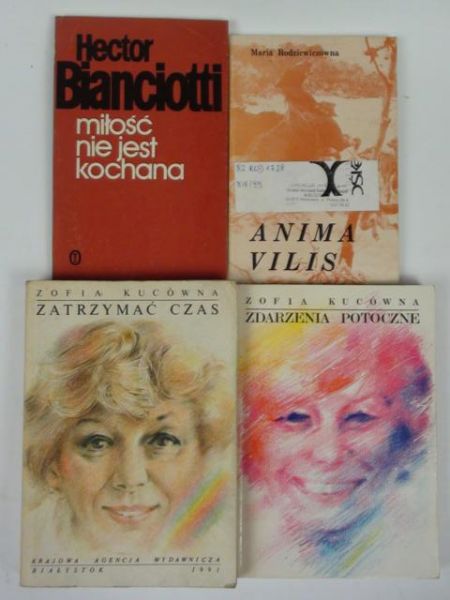 Bianciotti H., Rodziewiczówna M., Kucówna Z. - Romanse różne, 4 książki
